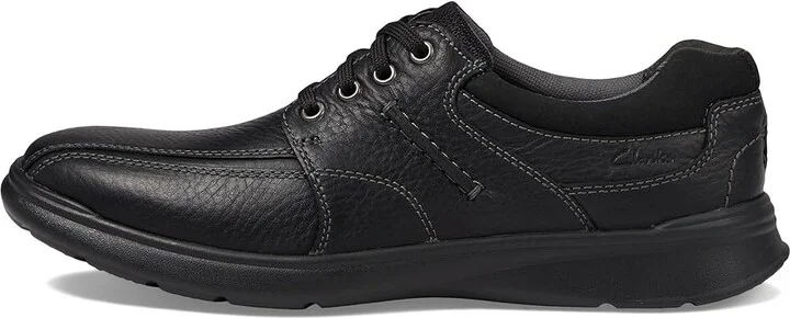 Clarks Cotrell Walk Men's Shoes Black Oily : 7 D - Medium, Leather - Image 7
