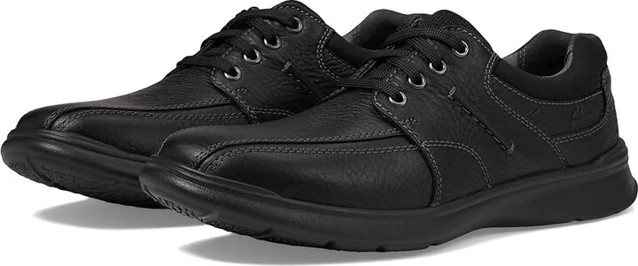 Clarks Cotrell Walk Men's Shoes Black Oily : 7 D - Medium, Leather