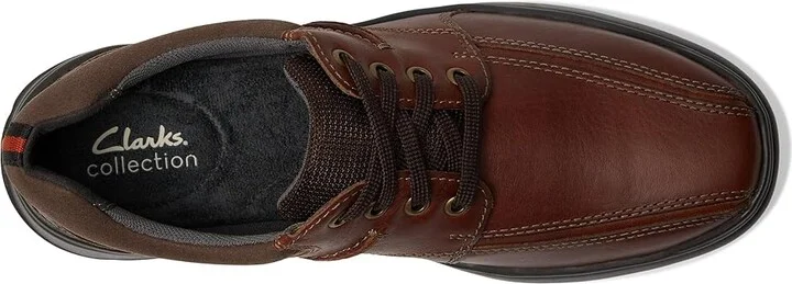 Clarks Cotrell Walk Men's Shoes Tobacco Oily Leather : 7 D - Medium - Image 3