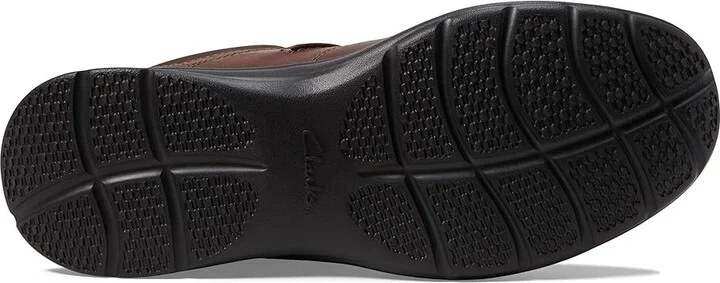 Clarks Cotrell Walk Men's Shoes Tobacco Oily Leather : 7 D - Medium - Image 4