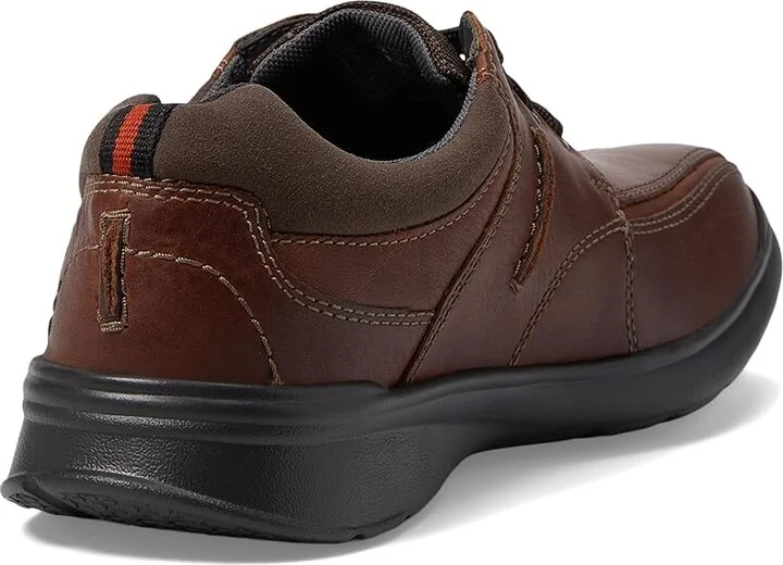 Clarks Cotrell Walk Men's Shoes Tobacco Oily Leather : 7 D - Medium - Image 5