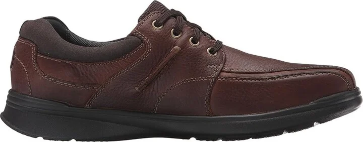 Clarks Cotrell Walk Men's Shoes Tobacco Oily Leather : 7 D - Medium - Image 8