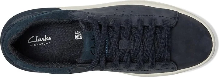 Clarks CourtLite 2 Run Men's Lace-up Boots Navy Nubuck : 10 D - Medium, Rubber/Suede - Image 2