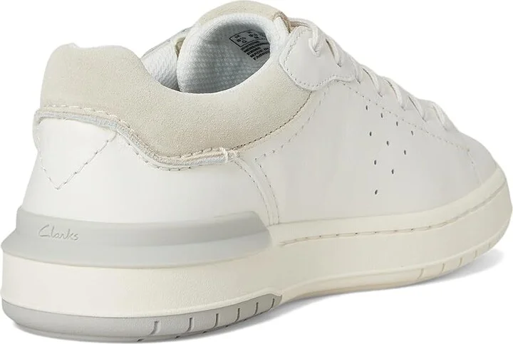 Clarks CourtLite 2 Run Men's Lace-up Boots White : 9.5 D - Medium, Rubber/Suede - Image 4