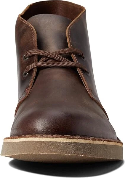 Clarks Desert Boot Evo Men's Shoes Beeswax Leather : 7 D - Medium - Image 2