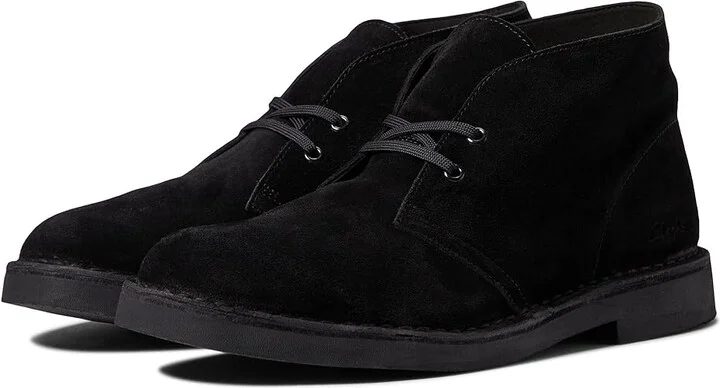 Clarks Desert Boot Evo Men's Shoes Black Suede : 13 D - Medium