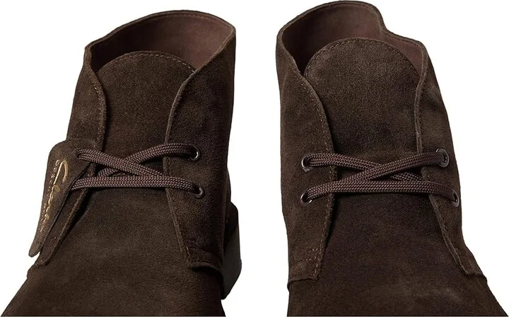 Clarks Desert Boot Evo Men's Shoes Dark Brown Suede : 7 D - Medium - Image 6