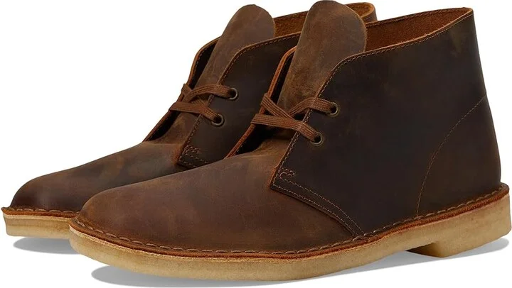 Clarks Desert Boot Men's Lace-up Boots Beeswax 1 : 7 D - Medium, Suede