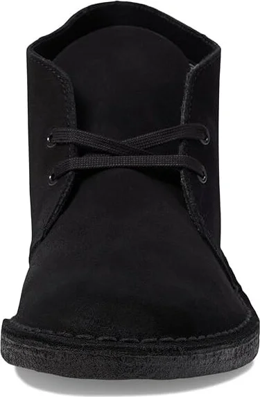 Clarks Desert Boot Men's Lace-up Boots Black Suede 1 : 15 D - Medium - Image 2