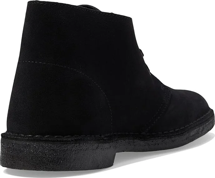 Clarks Desert Boot Men's Lace-up Boots Black Suede 1 : 15 D - Medium - Image 4