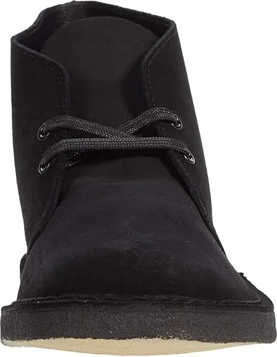 Clarks Desert Boot Men's Lace-up Boots Black Suede 1 : 15 D - Medium - Image 5