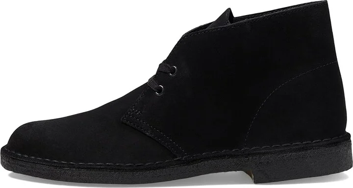 Clarks Desert Boot Men's Lace-up Boots Black Suede 1 : 15 D - Medium - Image 6
