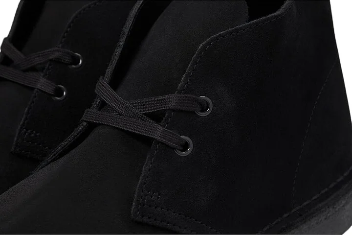 Clarks Desert Boot Men's Lace-up Boots Black Suede 1 : 15 D - Medium - Image 7