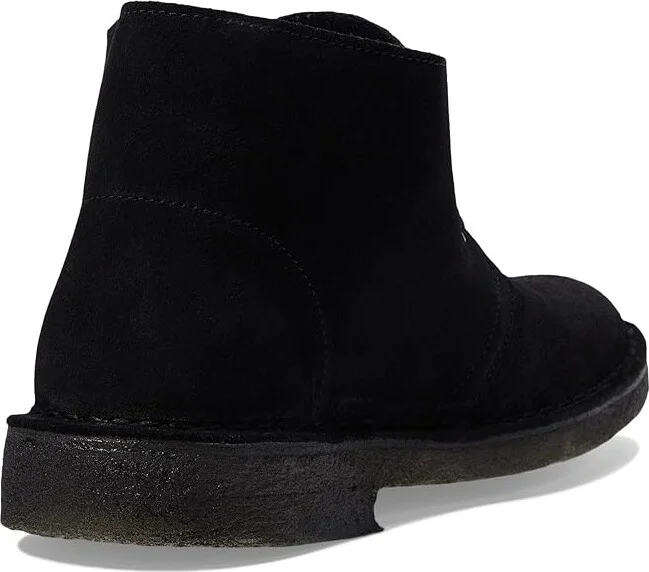 Clarks Desert Boot Women's Lace-up Boots Black Suede 1 : 5.5 B - Medium - Image 4