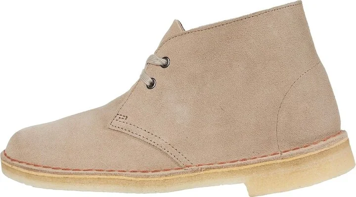 Clarks Desert Boot Women's Lace-up Boots Sand Suede 1 : 6 B - Medium - Image 6