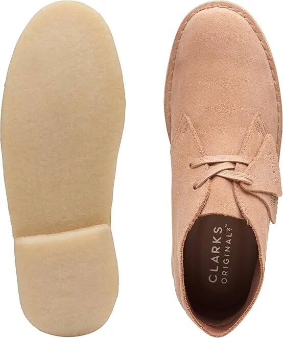 Clarks Desert Boot Women's Lace-up Boots Warm Beige Suede : 9 B - Medium, Leather/Suede - Image 2