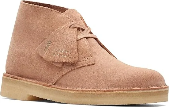 Clarks Desert Boot Women's Lace-up Boots Warm Beige Suede : 9 B - Medium, Leather/Suede