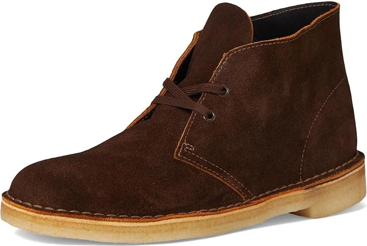 Clarks Desert Boots Men's Boots Brown/Chestnut Oiled Suede : 9 D - Medium - Image 5