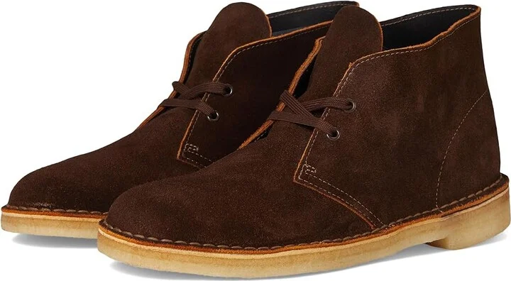 Clarks Desert Boots Men's Boots Brown/Chestnut Oiled Suede : 9 D - Medium