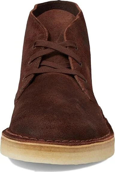 Clarks Desert Coal Men's Shoes British Tan Suede : 7 D - Medium - Image 2