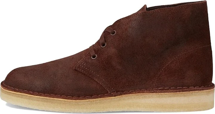 Clarks Desert Coal Men's Shoes British Tan Suede : 7 D - Medium - Image 5