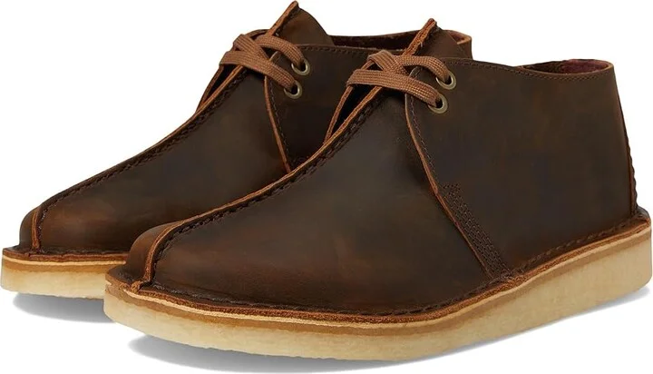 Clarks Desert Trek Men's Lace-up Boots Beeswax : 7 D - Medium, Leather/Suede