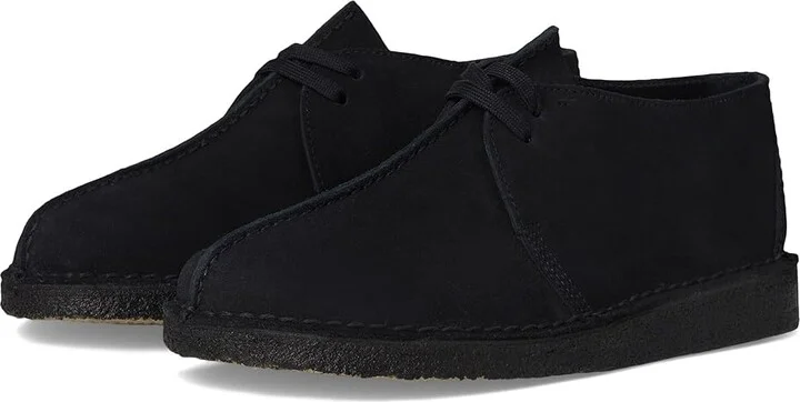 Clarks Desert Trek Men's Lace-up Boots Black Suede 3 : 11.5 D - Medium, Leather/Suede