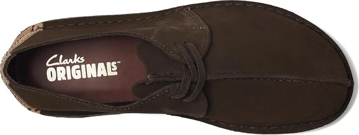 Clarks Desert Trek Men's Lace-up Boots Dark Brown Suede : 10.5 D - Medium, Leather/Suede - Image 2