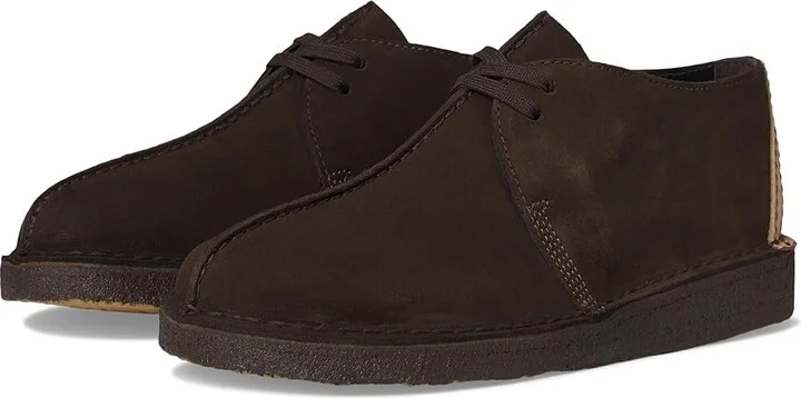Clarks Desert Trek Men's Lace-up Boots Dark Brown Suede : 10.5 D - Medium, Leather/Suede