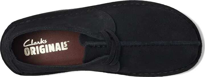 Clarks Desert Trek Women's Shoes Black Suede 2 : 10 B - Medium - Image 2