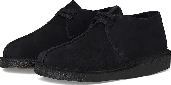 Clarks Desert Trek Women's Shoes Black Suede 2 : 10 B - Medium