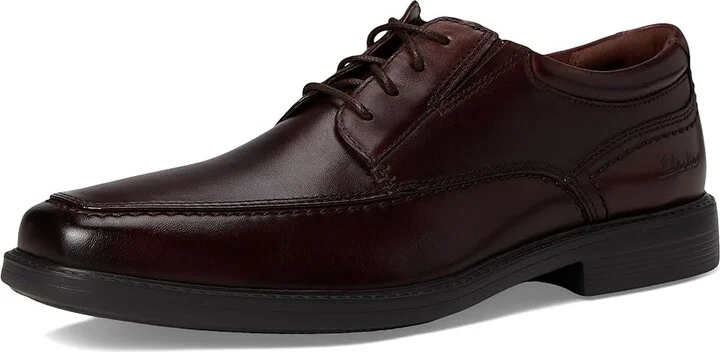 Clarks DressLite Ace Men's Lace Up Wing Tip Shoes Mahogany : 10 EE - Wide, Leather - Image 5