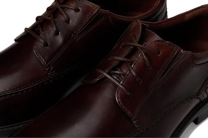 Clarks DressLite Ace Men's Lace Up Wing Tip Shoes Mahogany : 10 EE - Wide, Leather - Image 7