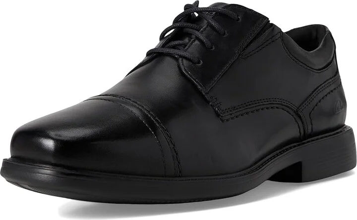 Clarks DressLite Cap Men's Lace Up Wing Tip Shoes Black : 8.5 D - Medium, Leather - Image 5