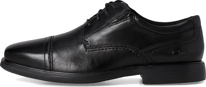 Clarks DressLite Cap Men's Lace Up Wing Tip Shoes Black : 8.5 D - Medium, Leather - Image 6