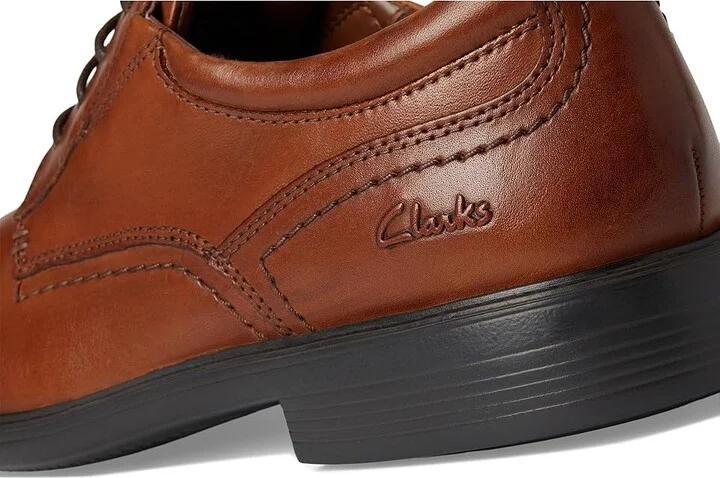 Clarks DressLite Cap Men's Lace Up Wing Tip Shoes Tan : 7 D - Medium, Leather - Image 7