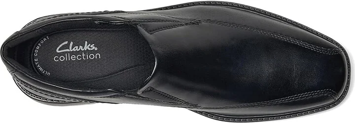 Clarks DressLite Step Men's Lace Up Wing Tip Shoes Black : 9.5 D - Medium, Leather - Image 2
