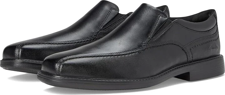 Clarks DressLite Step Men's Lace Up Wing Tip Shoes Black : 9.5 D - Medium, Leather