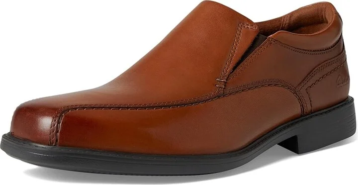 Clarks DressLite Step Men's Lace Up Wing Tip Shoes Dark Tan : 11.5 D - Medium, Leather - Image 5
