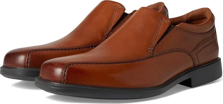 Clarks DressLite Step Men's Lace Up Wing Tip Shoes Dark Tan : 11.5 D - Medium, Leather