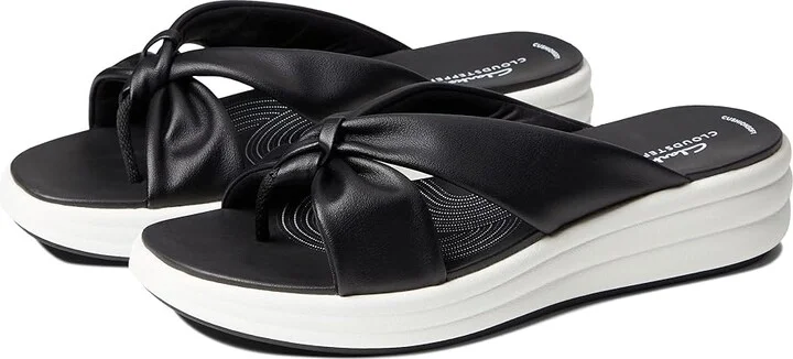 Clarks Drift Ave Women's Sandals Black : 5.5 B - Medium, Textile