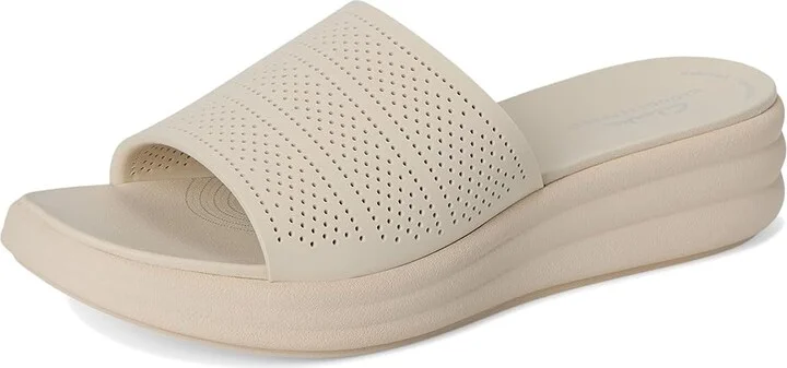 Clarks Drift Twist Women's Sandals Cream Synthetic : 7.5 B - Medium - Image 5