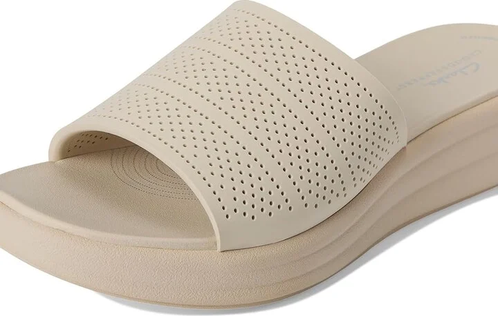 Clarks Drift Twist Women's Sandals Cream Synthetic : 7.5 B - Medium - Image 7