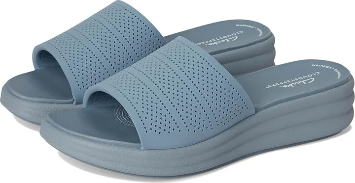 Clarks Drift Twist Women's Sandals Light Blue Synthetic : 10 B - Medium