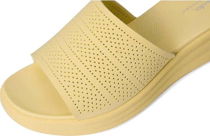Clarks Drift Twist Women's Sandals Pale Yellow Synthetic : 10 B - Medium - Image 7