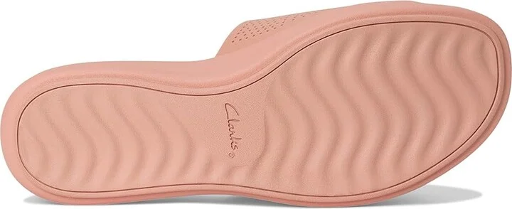 Clarks Drift Twist Women's Sandals Peach Synthetic : 7 D - Wide - Image 3