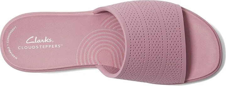 Clarks Drift Twist Women's Sandals Purple Synthetic : 7 D - Wide - Image 2
