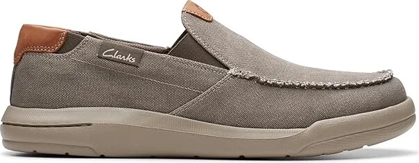 Clarks Driftlite Step Men's Lace-up Boots Taupe Canvas : 7 D - Medium, Synthetic - Image 6