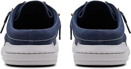 Clarks Driftlite Surf Men's Lace-up Boots Navy Canvas : 7.5 D - Medium, Synthetic - Image 4