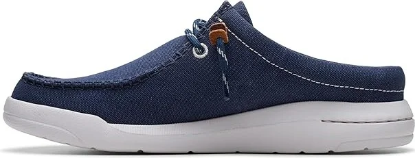 Clarks Driftlite Surf Men's Lace-up Boots Navy Canvas : 7.5 D - Medium, Synthetic - Image 5